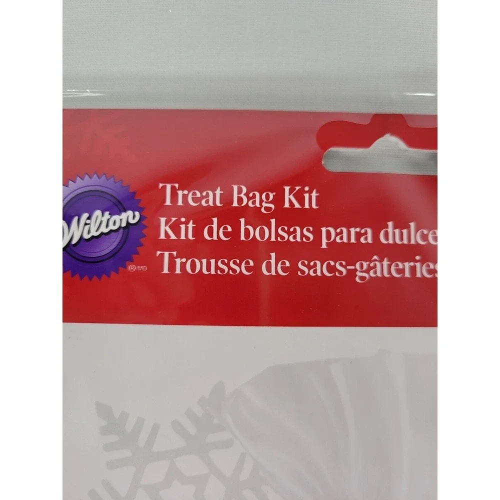 Wilton Christmas Treat Bag Kits 3 packs of 12 Bags With Ribbons & Tags